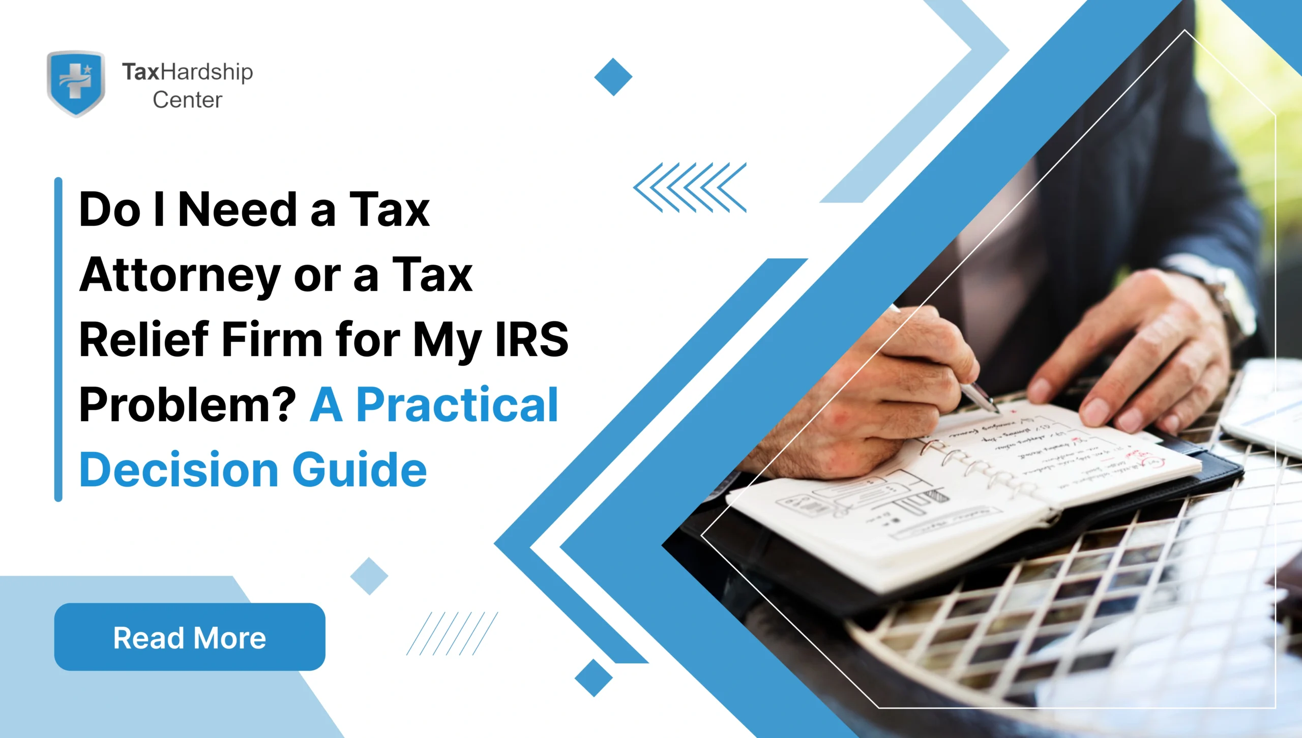 Not sure if you need an IRS lawyer or a tax relief firm? See when each makes sense and how Tax Hardship Center can handle your IRS problem.