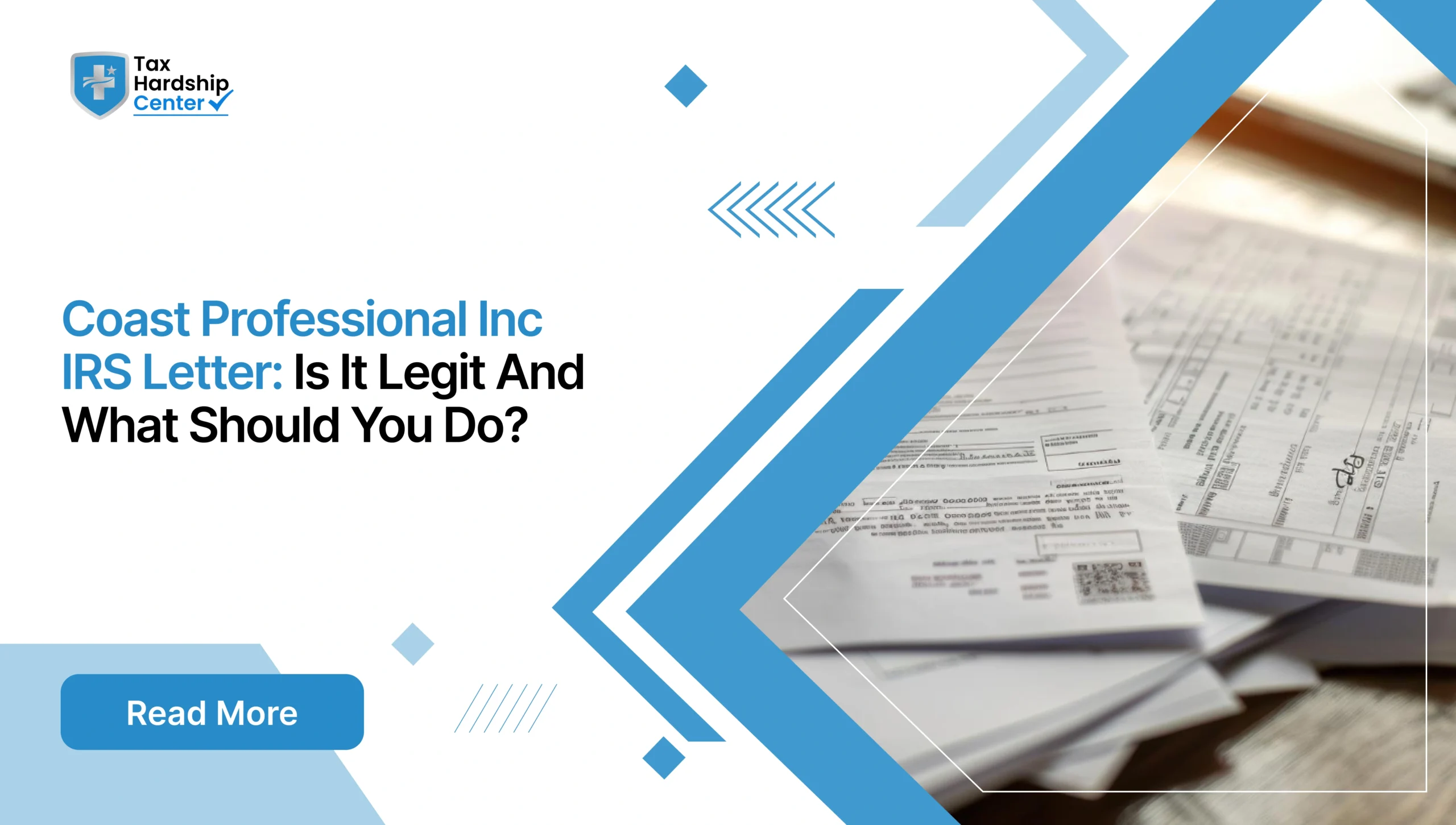 Got a letter from Coast Professional Inc about IRS debt? Here's how to verify it's real and what to do next.
